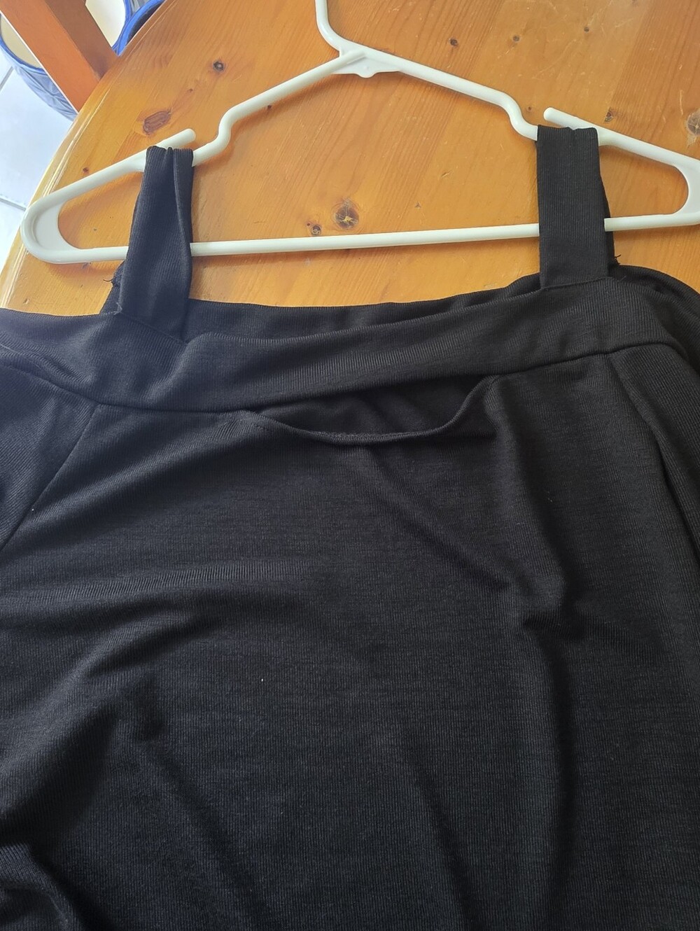Black Women's Lightweight Knit Top - Brand Unspecified